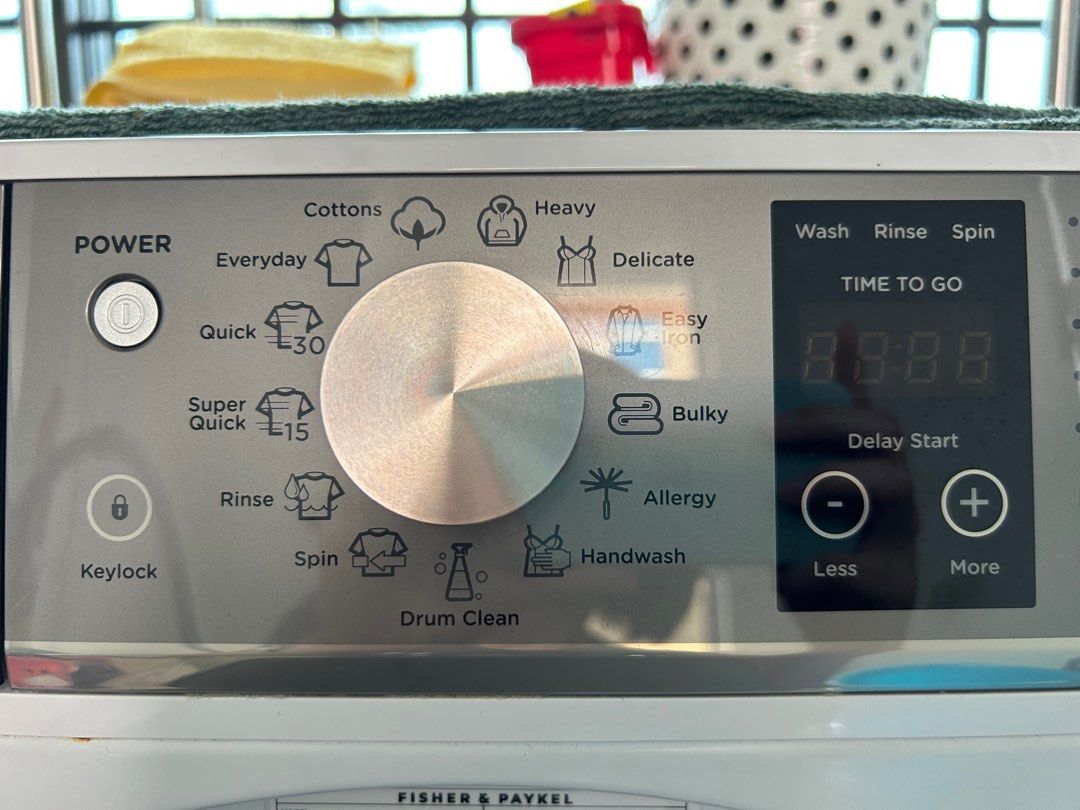 Fisher & Paykel front load washer 10kg capacity, TV & Home Appliances