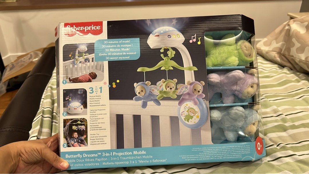 Fisher price , butterfly dreams projection mobile, Babies & Kids, Baby