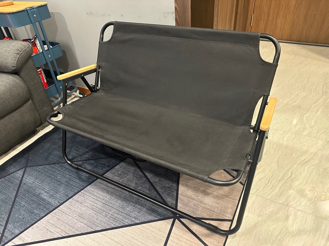 Foldable double chair suitable for outdoor, Furniture & Home Living