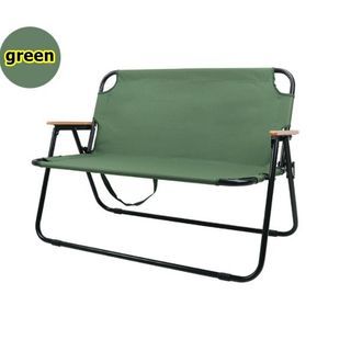 Foldable Double Seater Chair folding bench outdoor camping picnic beach chair With Aluminum