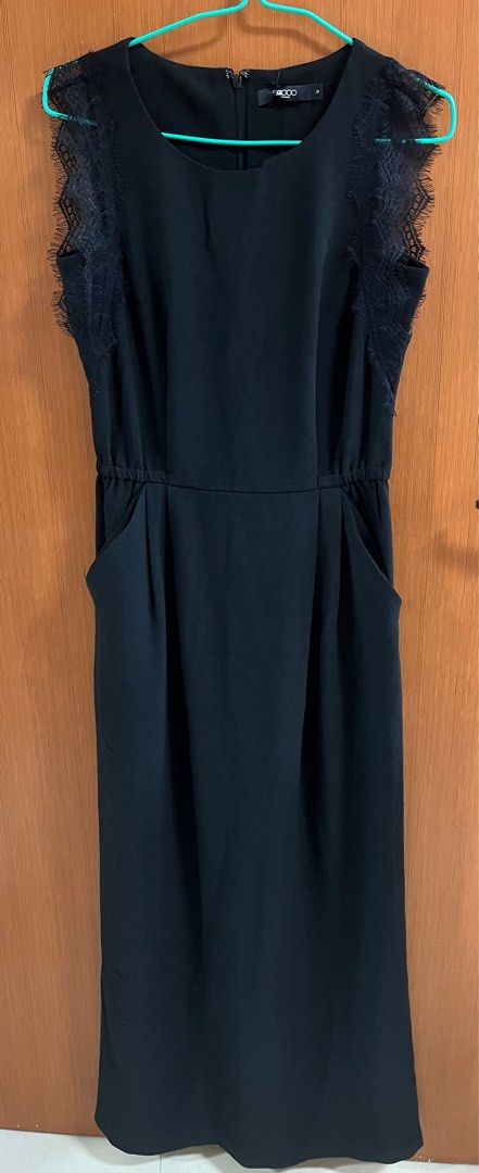 G2000 Black Long Dress, Women's Fashion, Dresses Sets, Dresses