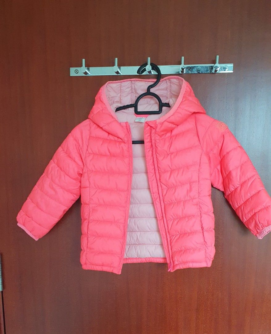 Girls pink hotsell puffer jacket