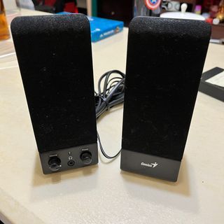Genius 昆盈 黑碳機立體聲喇叭 SP-S110