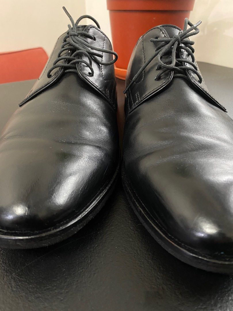 GEOX Albert Black 42 (Mens) (Category: Dress Shoes) located in Quezon City. Submitted by esb333 (Listing ID 1221514537, Image 2). Description: Geox Mens Black Leather Dress Shoes - Respira (Model: Albert) Used, but Not Abused With Minor Battle Scars (See Actual Photos) Sole already replaced with Original Vibram Sole c/o Besa’s Glorietta (See Actual Photos) With slight heel drags for both shoe Meetup at Gateway Mall, Cubao or via Shipping (fee c/o