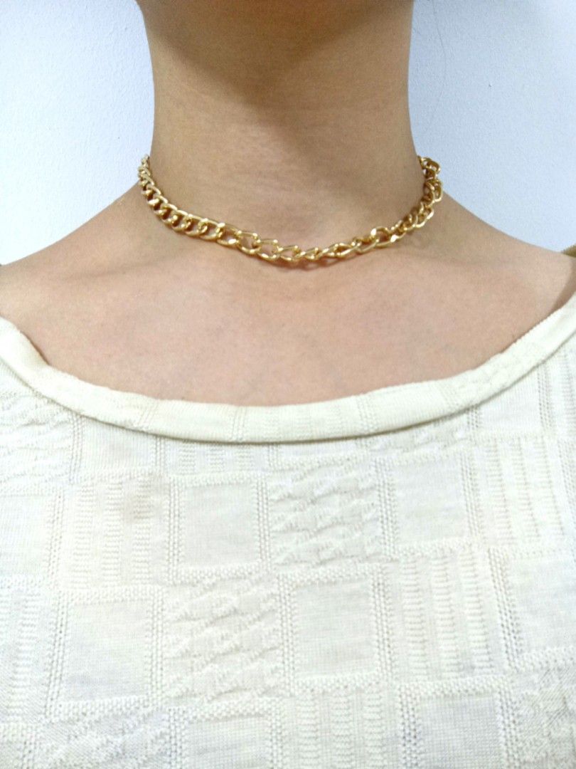Gold plated hotsell chain necklace