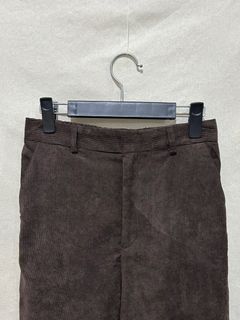 GU corduroy straight pants