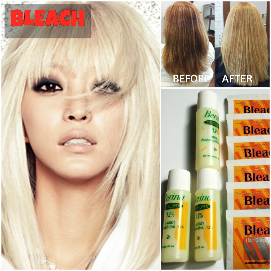 HAIR BLEACH HAIR COLOUR (RAYA SALE), Beauty & Personal Care, Hair on