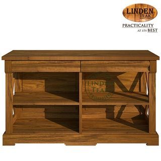 Handcrafted Solid Teak Wood 7000-80 TV Cabinet Furniture