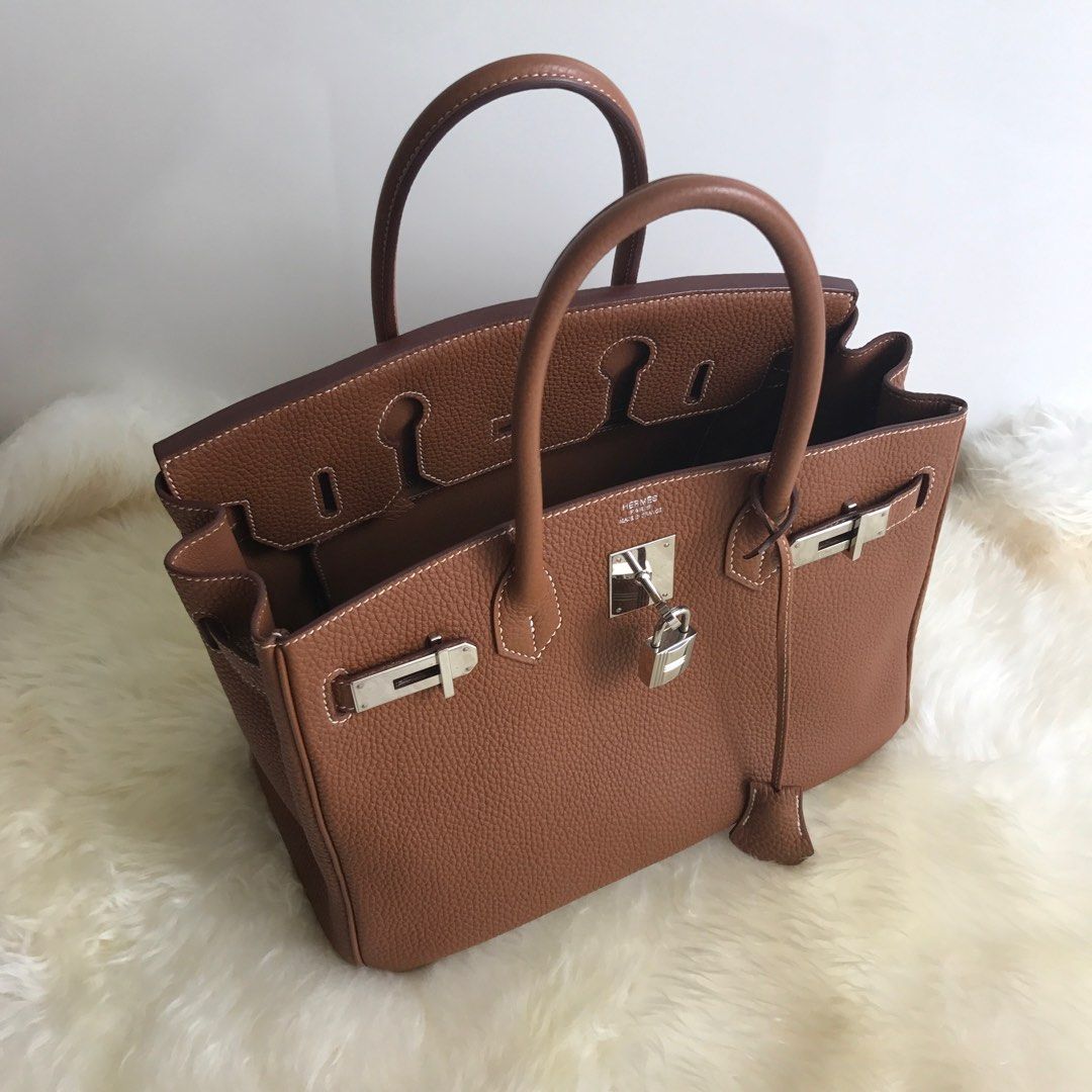 HERMES Togo Birkin 30 Gold 1224168