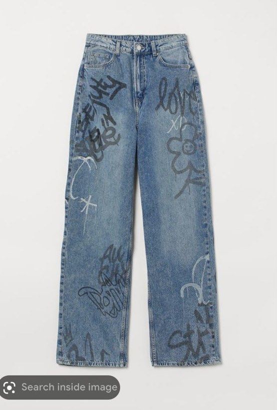 90s Baggy High Jeans