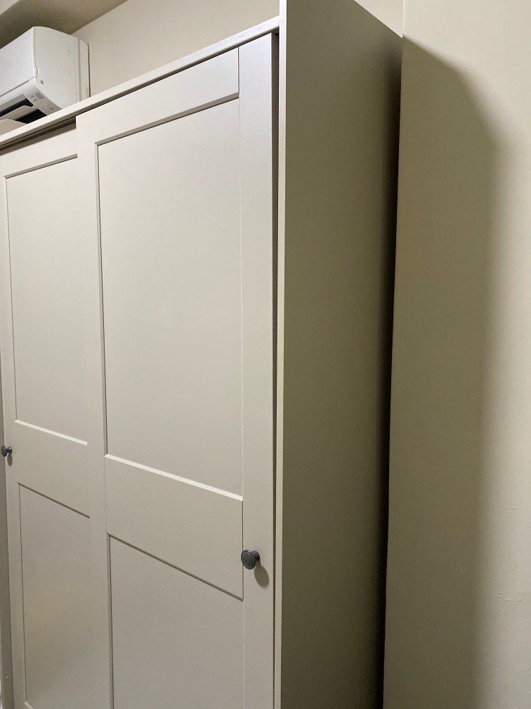 IKEA Hauga Wardrobe (like new), Furniture & Home Living, Furniture