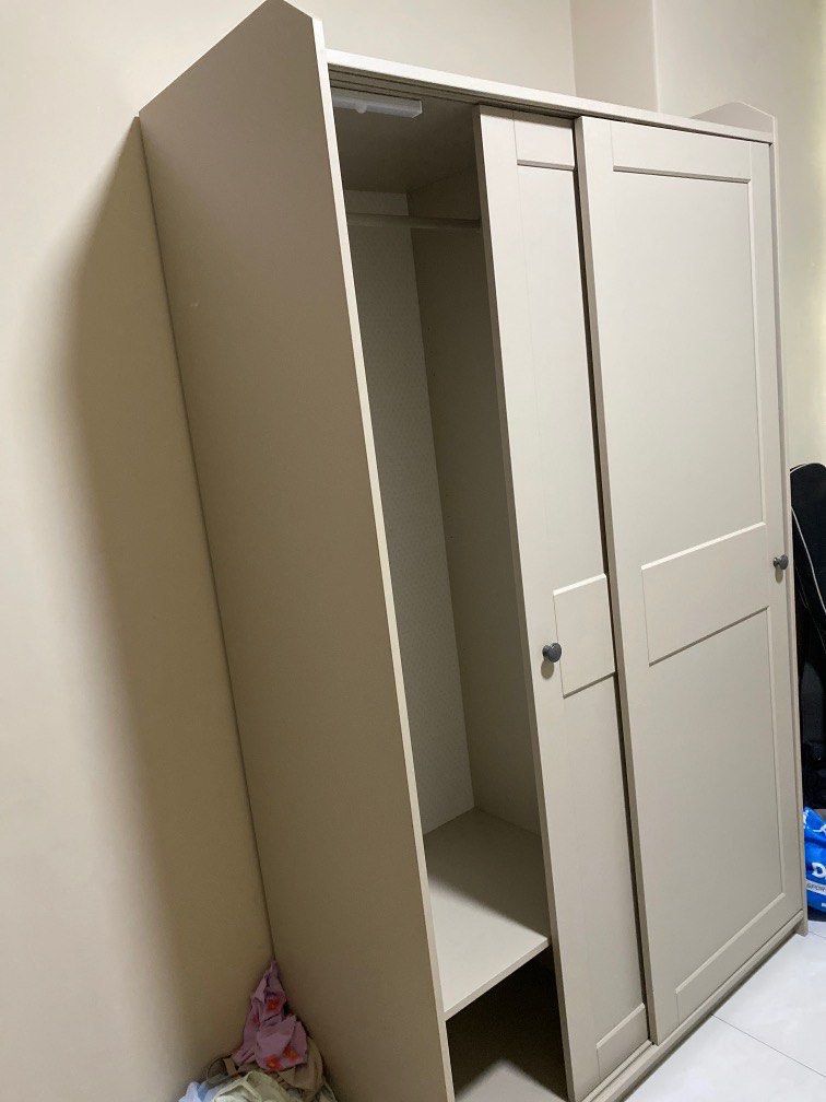 IKEA Hauga Wardrobe (like new), Furniture & Home Living, Furniture