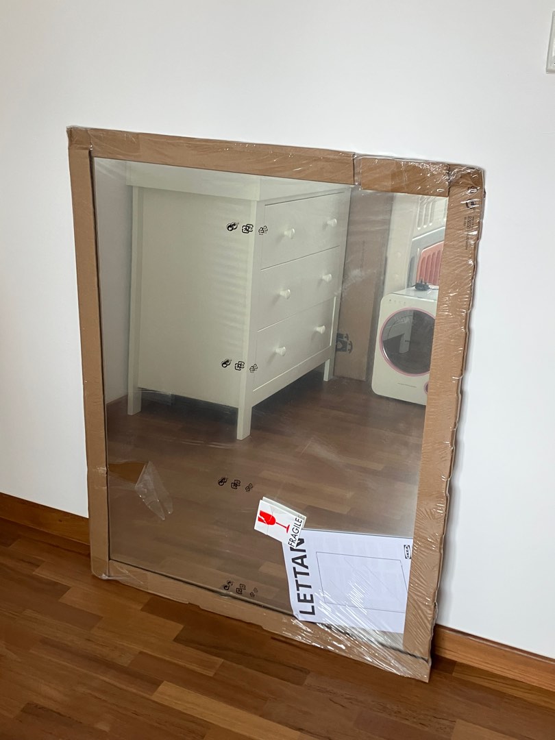 IKEA LETTAN mirror 80x96cm, Furniture & Home Living, Home Decor