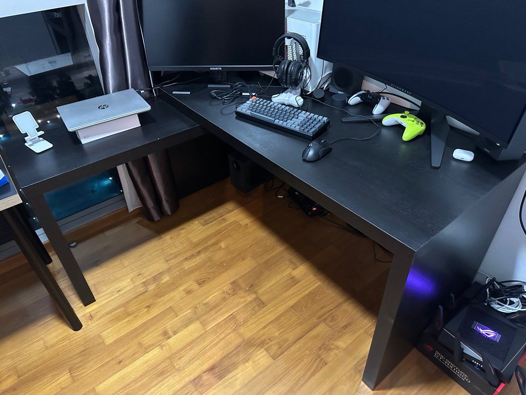 Ikea Malm with pull out desk, Furniture & Home Living, Furniture