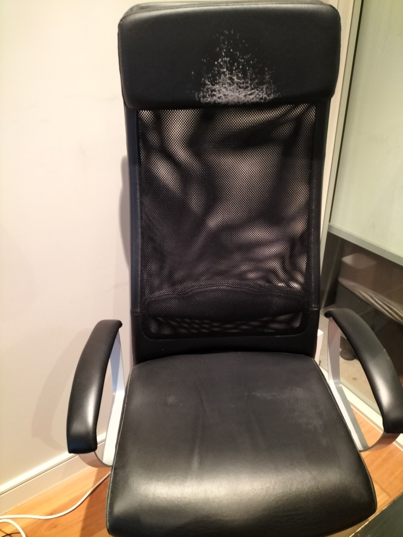 IKEA MARKUS Office chair, Black, Home & Furniture, Furniture on Carousell
