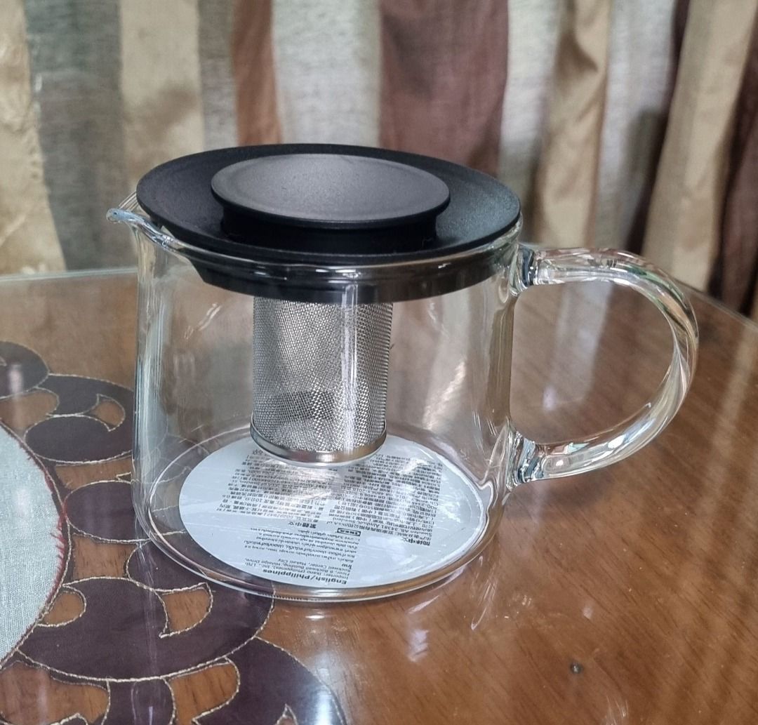 RIKLIG Teapot, glass, 1.6 qt - IKEA