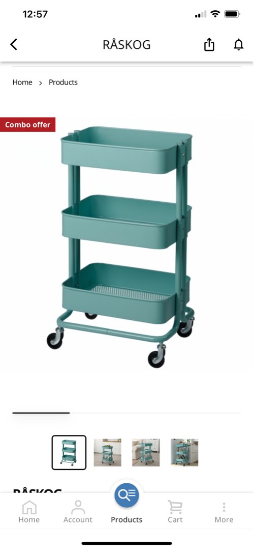 Ikea trolley and tables, 傢俬＆家居, 廚具和餐具, 其他廚具和餐具 Carousell