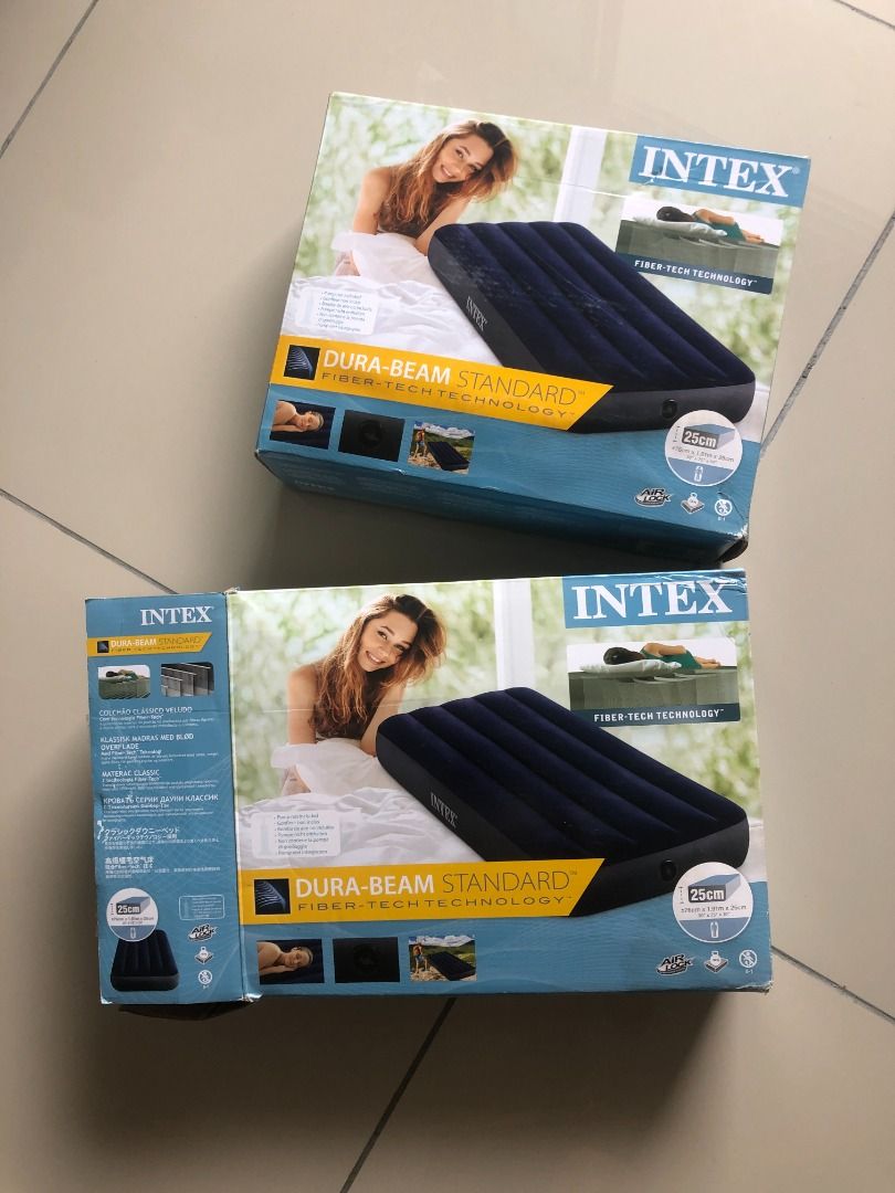 INTEX inflatable bed, Sports Equipment, Hiking & Camping on Carousell