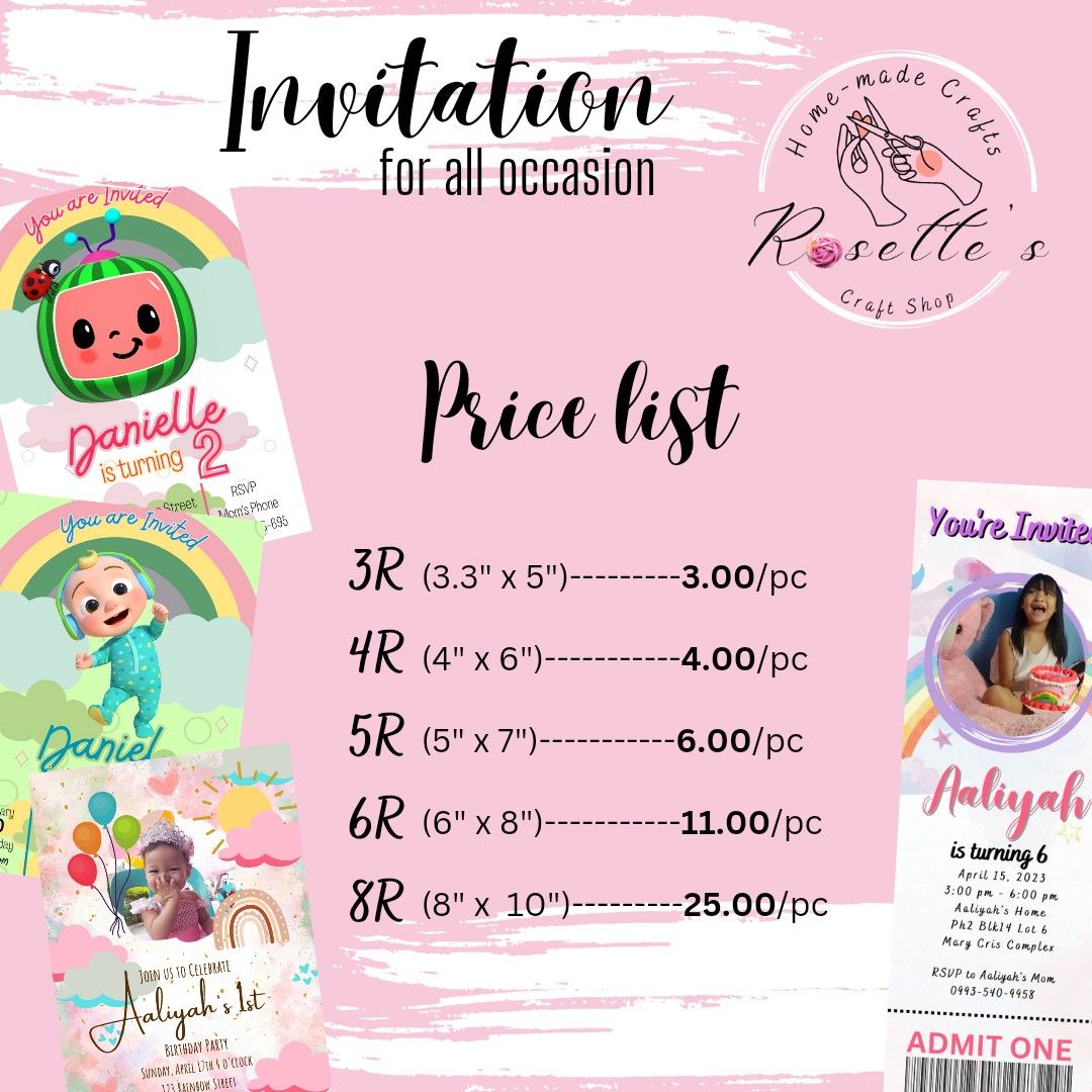 Invitation printing services on sale