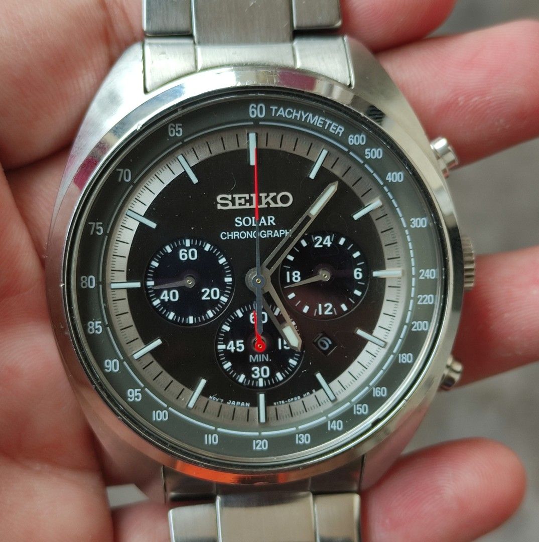 Jam tangan hotsell seiko solar chronograph