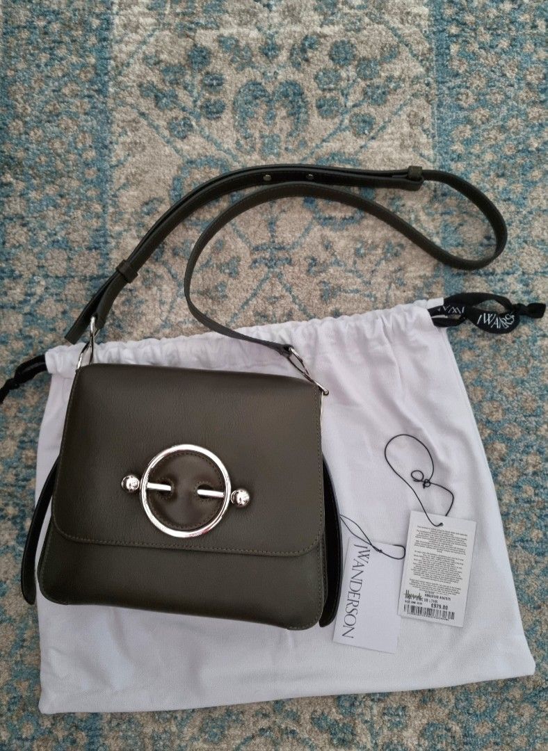 Jw anderson disc online leather shoulder bag