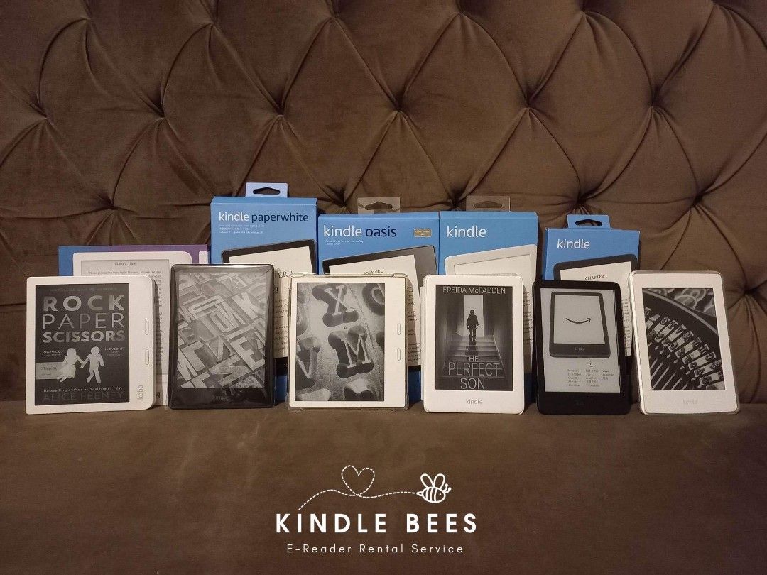 KINDLE for RENT❣️ (Category: E-Readers) located in Caloocan City. Submitted by TheThriftTown (Listing ID 1221470023, Image 1). Description: 😮Are you a student on a tight budget? Confused buyer who wants to try out the perfect model before purchasing? Wanting to try the e-ink experience for minimal cost? Planning an out of town trip and read by the beach? This is for you! Why purchase right away, if you can RENT?🥰 For as low as P300, you can get