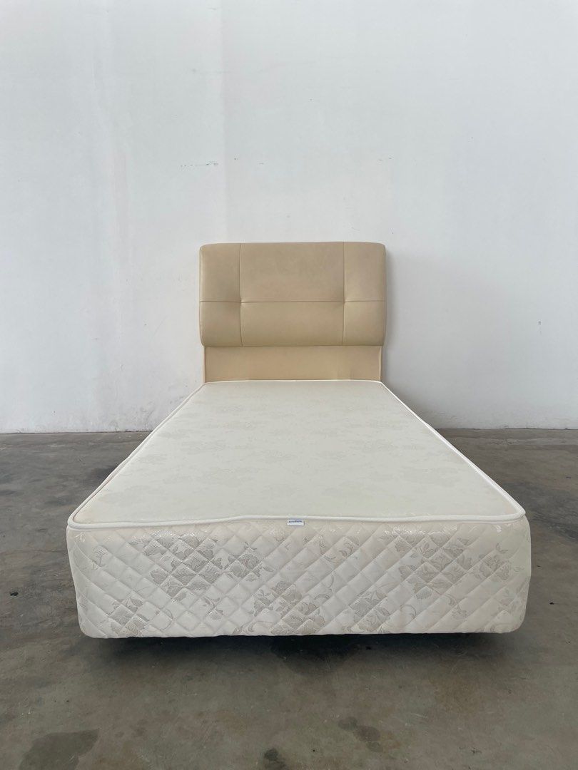 King koil single bed frame, Furniture & Home Living, Furniture, Bed