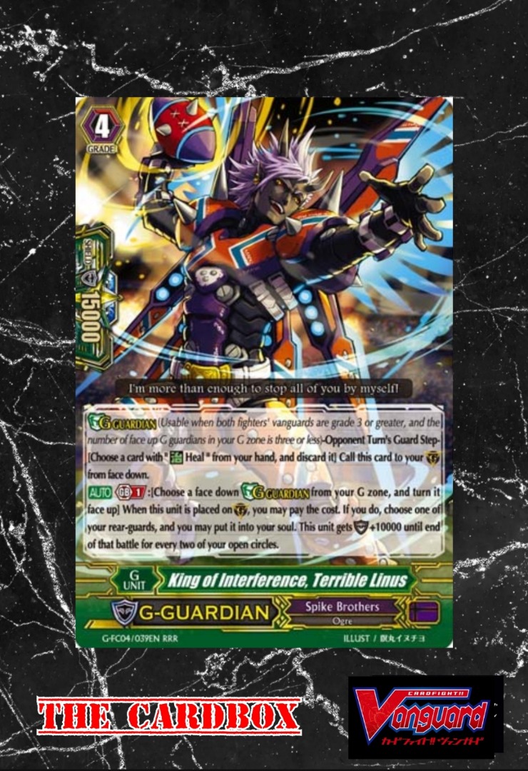 Cardfight Vanguard - King of Interference, Terrible Linus, Hobbies ...