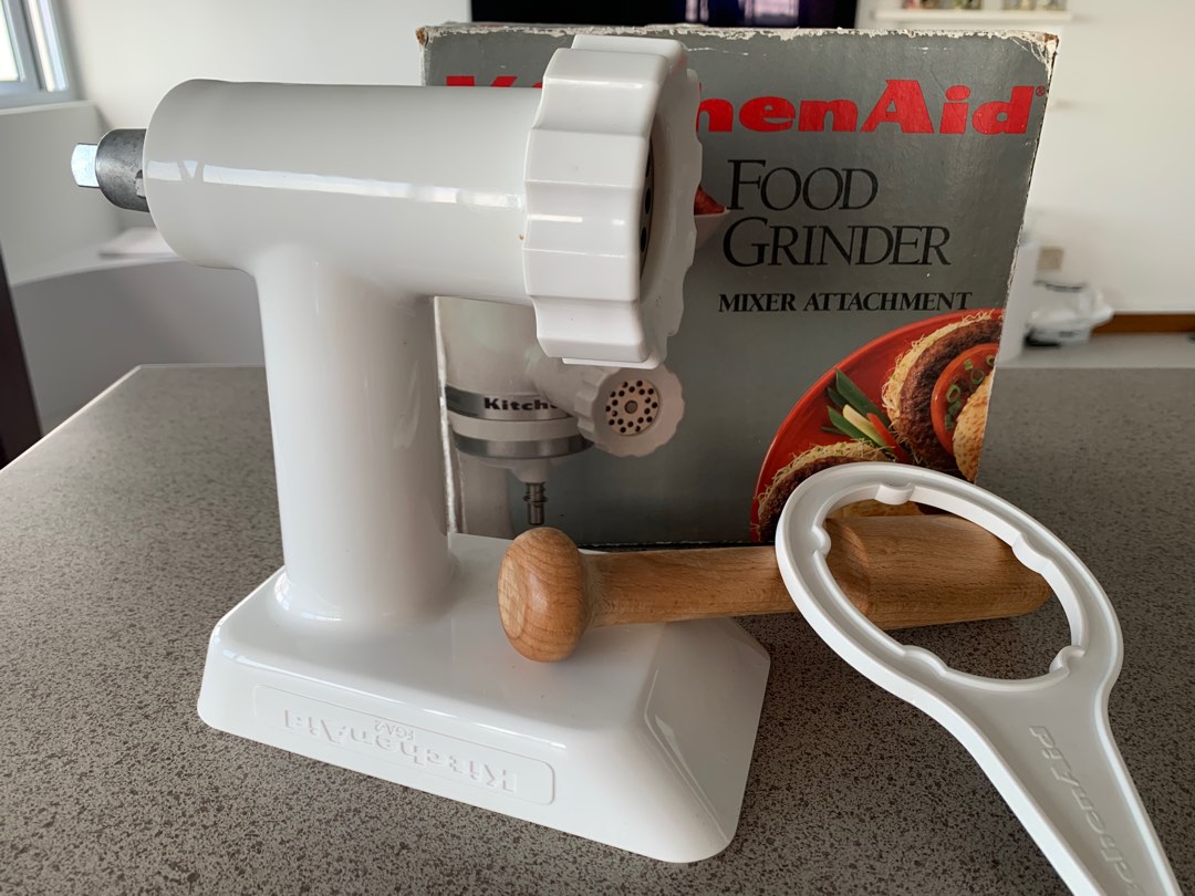 KitchenAid Food Grinder Mixer Attachment, Furniture & Home Living