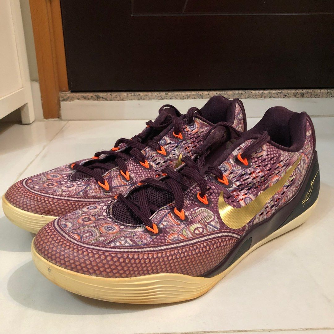 Kobe Zk US10 Nike Zoom IX 9 EM Low Silk mamba nba Sneaker Shoes