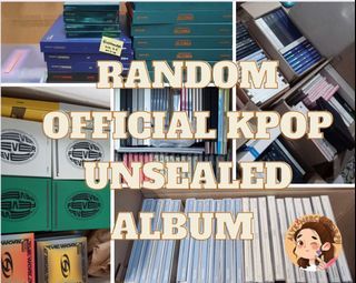 KPOP RANDOM OFFICIAL UNSEALED ALBUMS FOR ONLY 100 PESOS!