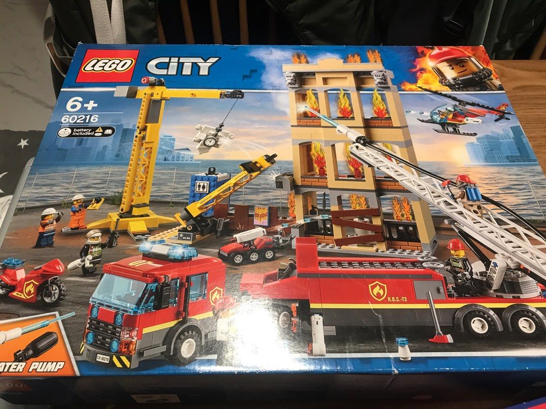 Lego 60216 樂高消防隊隊防車救援, 興趣及遊戲, 玩具& 遊戲類- Carousell