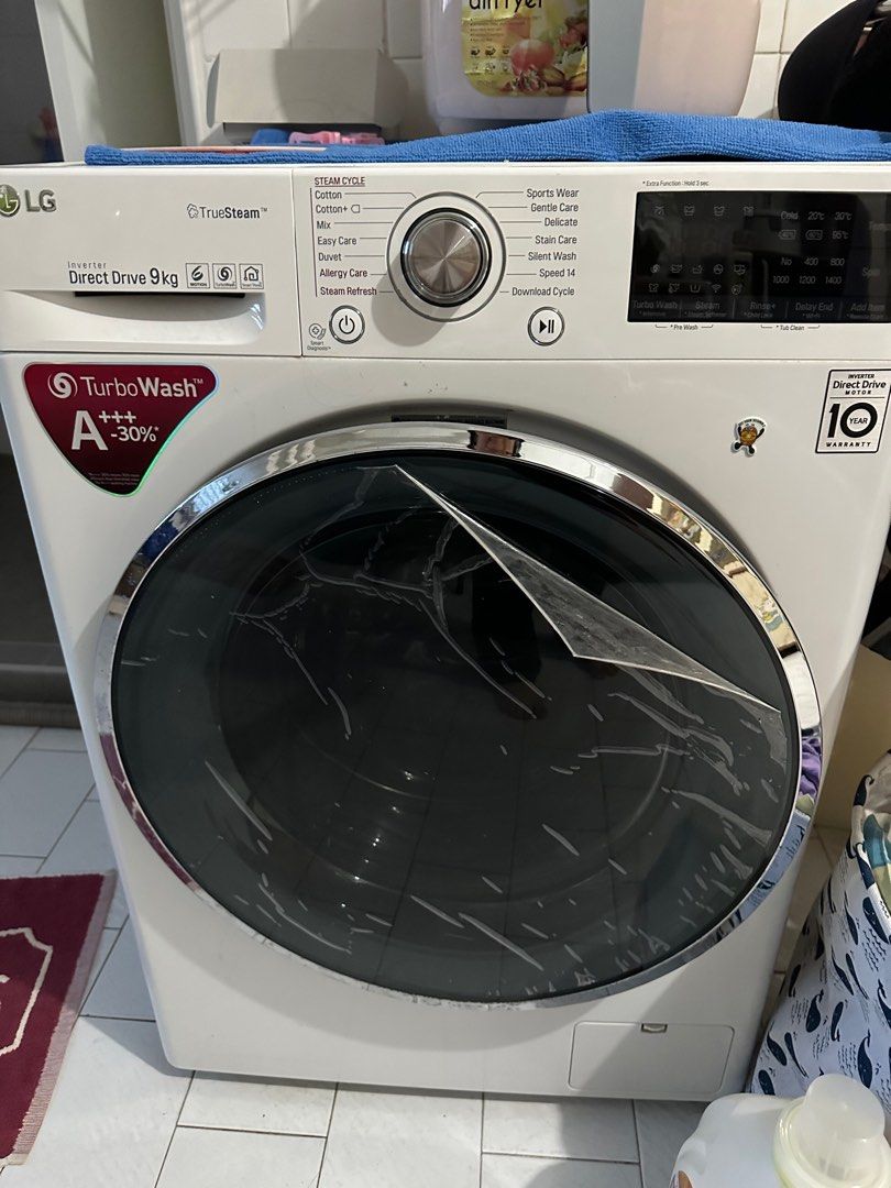 LG 9KG AI Direct Drive Front Load Washing Machine, TV & Home Appliances