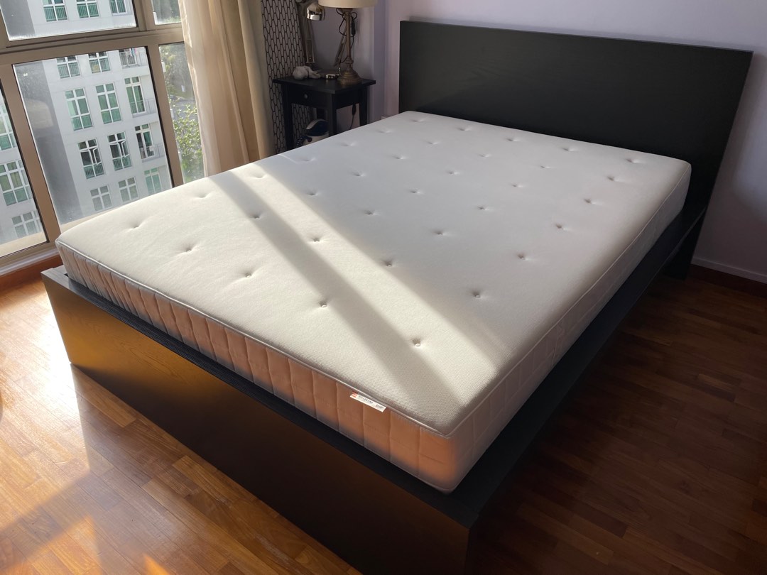 IKEA firm mattress queen size HYLLESTAD, Furniture & Home Living