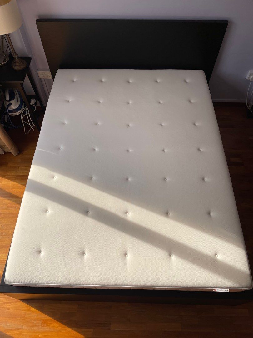 IKEA firm mattress queen size HYLLESTAD, Furniture & Home Living