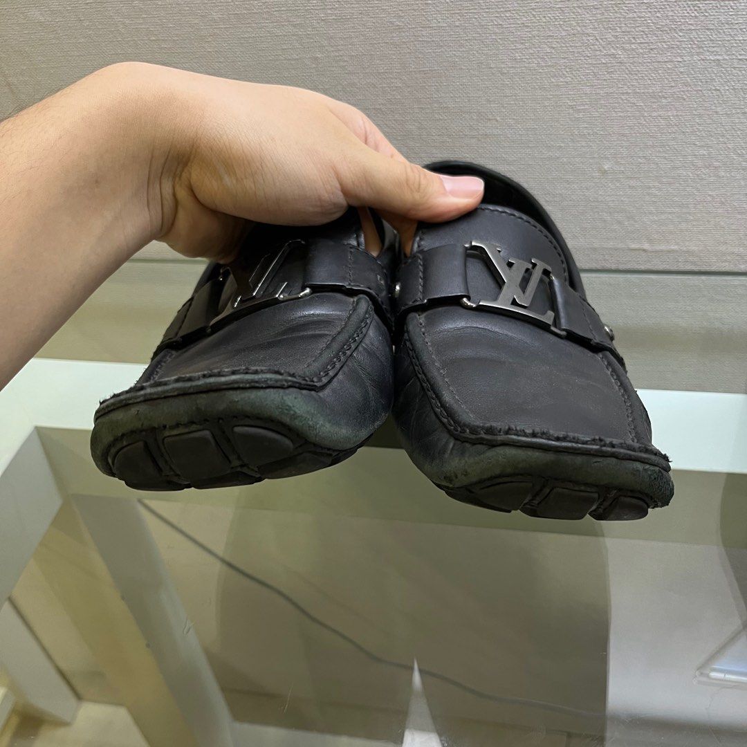sepatu loafers Louis Vuitton Loafers Monte Carlo Moccasin in Black SHW