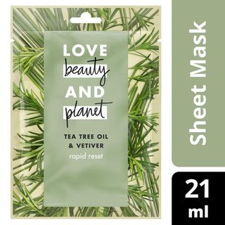Love Beauty and Planet Face Mask Tea Tree Oil & Vetiver 21 ml