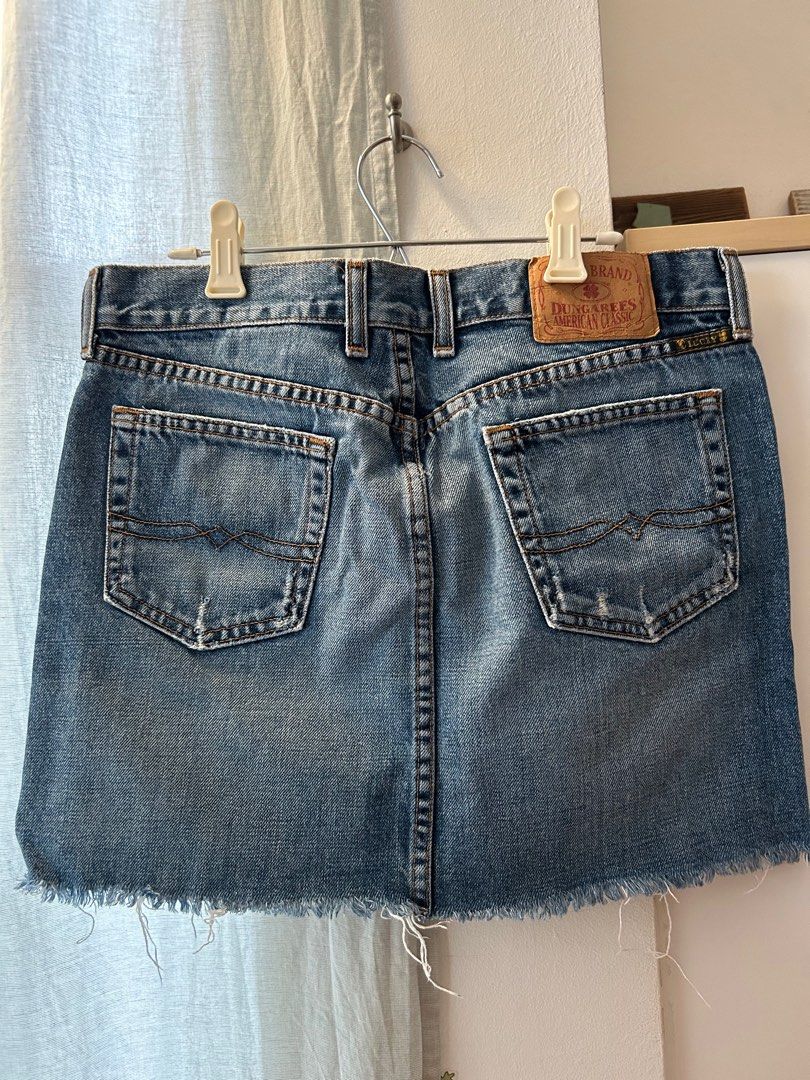 Lucky shop denim skirt