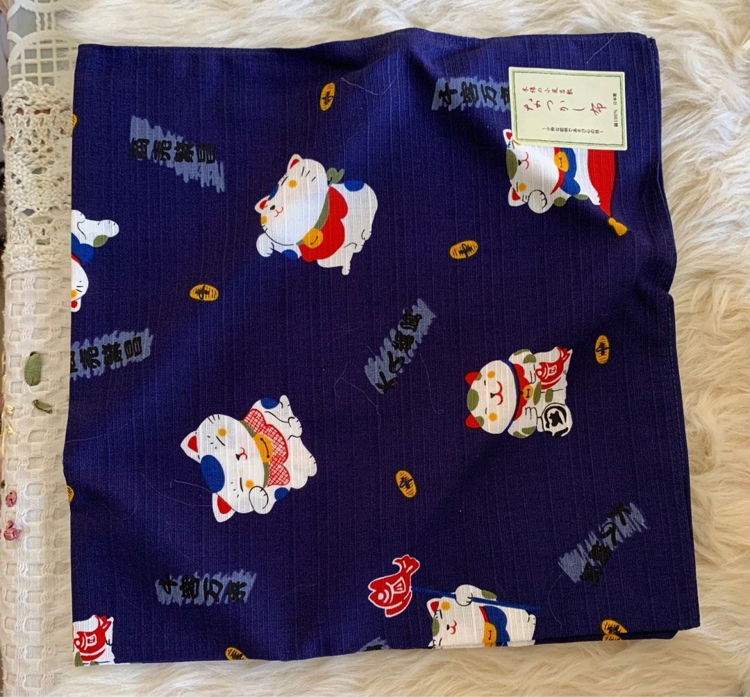 Sale! Lucky Cat Handkerchief (Category: Towels, Napkins & Holders) located in Calamba. Submitted by cur8d (Listing ID 1221468258, Image 2). Description: .