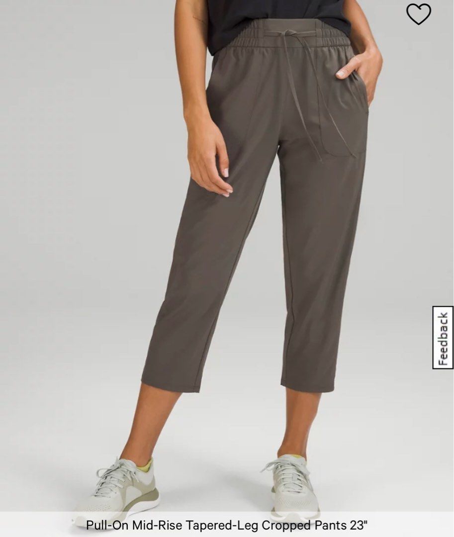 lululemon Pull-On Mid-Rise Wide-Leg Pant 28, Women's Fashion, Bottoms,  Other Bottoms on Carousell