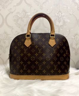LV Alma MM/GM Size M4032J Ivorie Epi Leather with Silver Hardware
