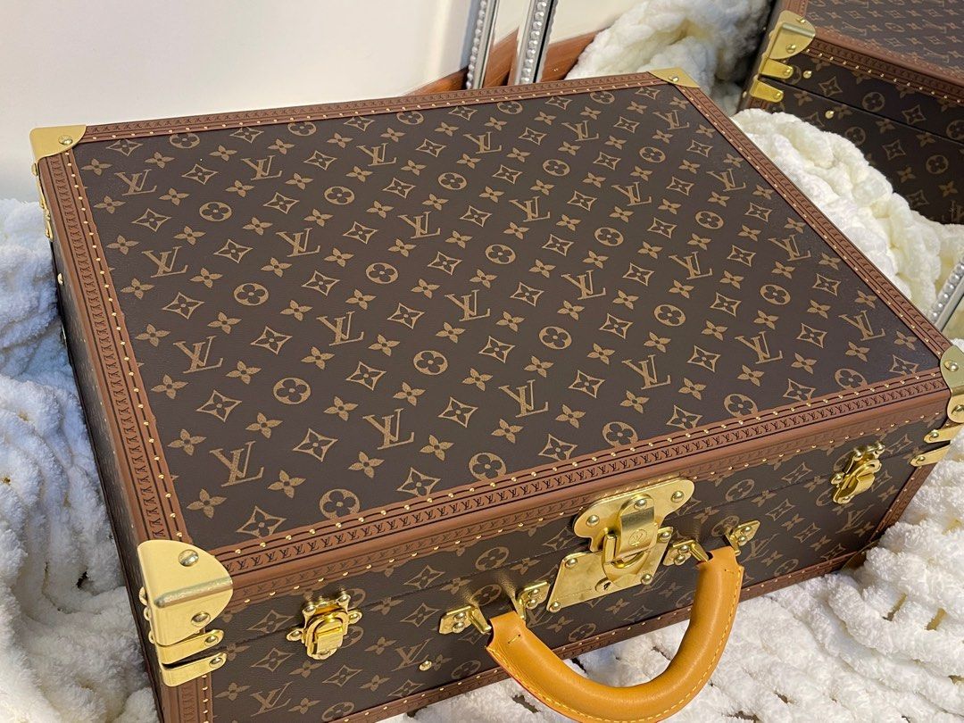 Louis Vuitton Monogram Hard Trunk Bag Brown