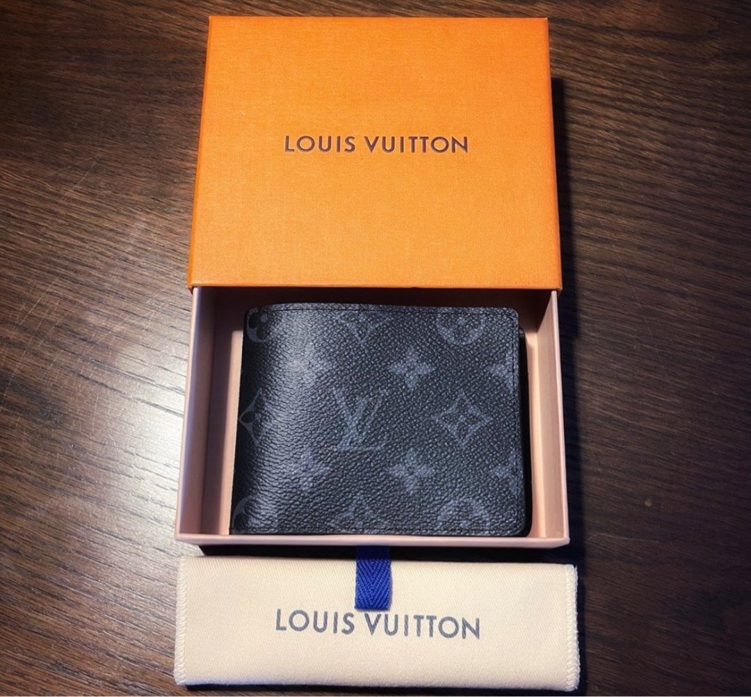 LOUIS VUITTON M61695 MULTIPLE WALLET MONOGRAM ECLIPSE WALLET, Luxury, Bags  & Wallets on Carousell