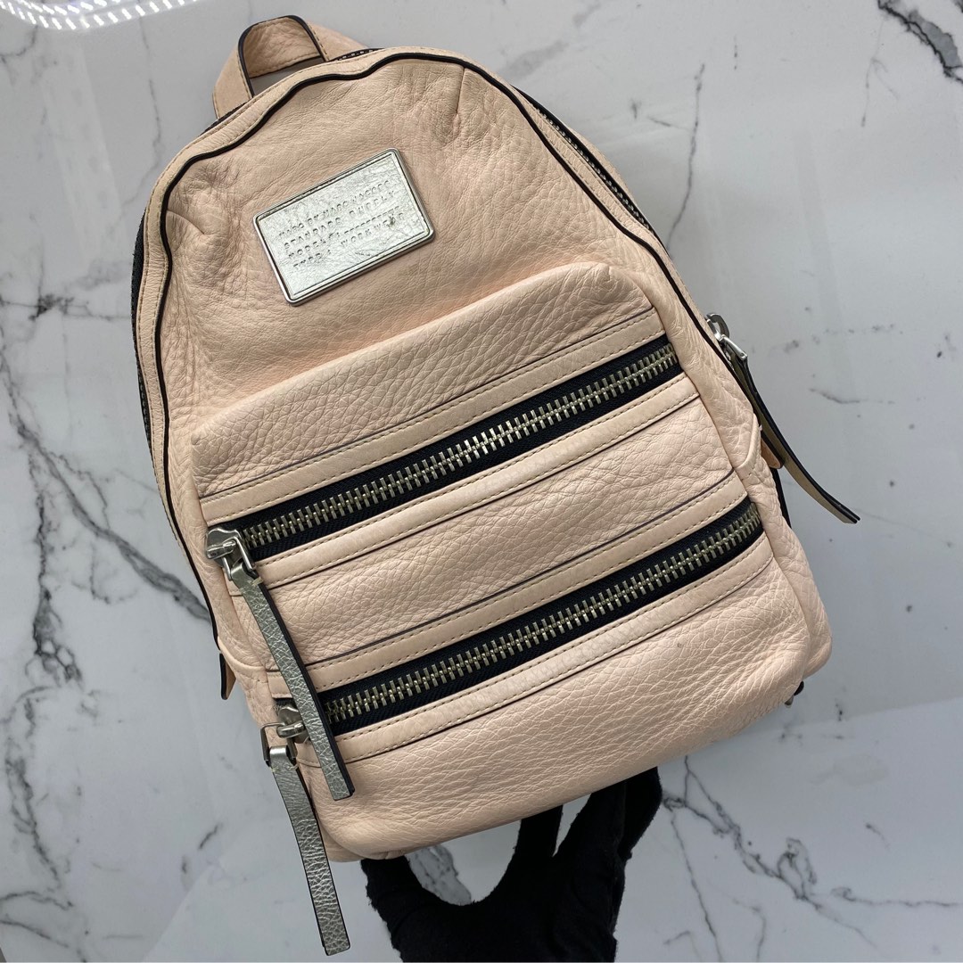 MARC BY MARC JACOBS PINK LEATHER BACKPACK 227023674 Women s