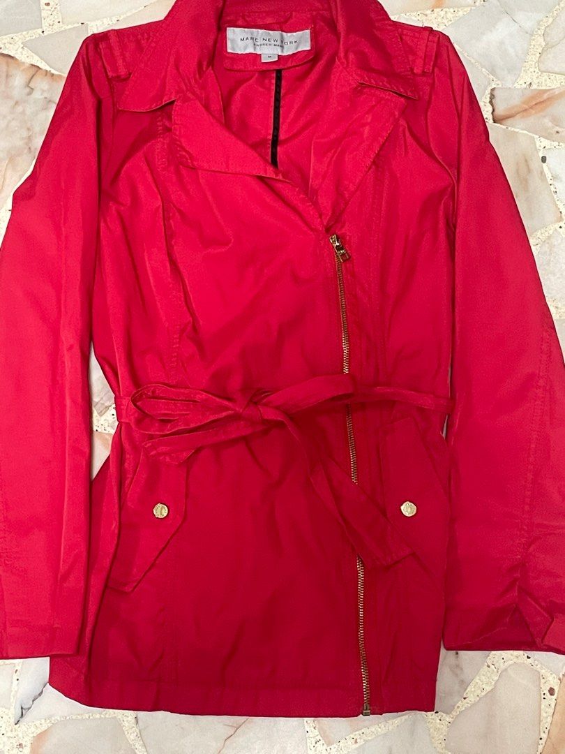 Red all hotsell weather coat