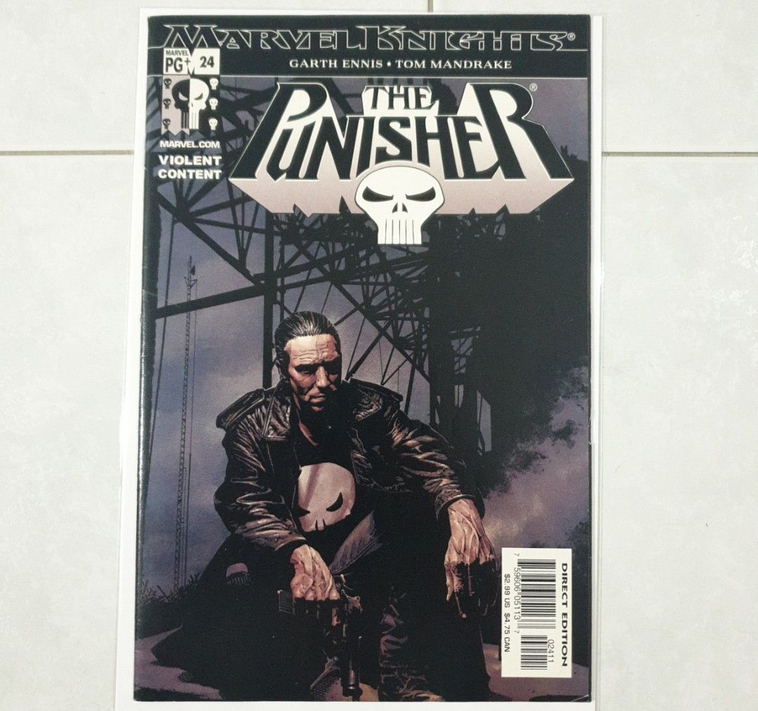 Marvel Comics The Punisher 24 to 26 Complete 3 Issue " Hidden" Story