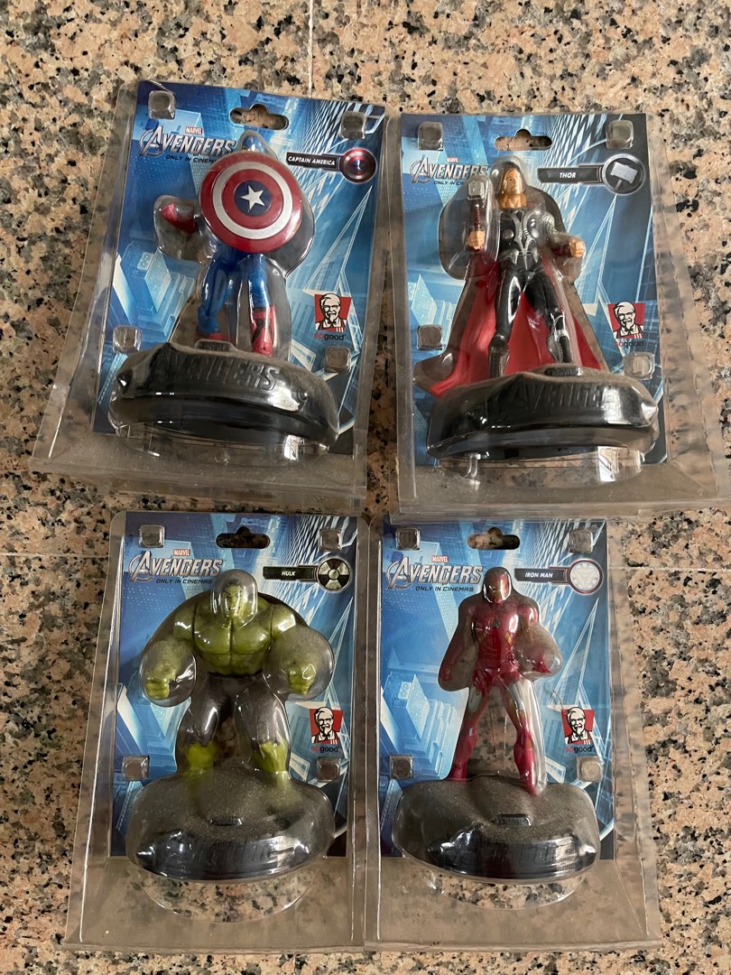 Marvel figures from KFC, Hobbies & Toys, Toys & Games on Carousell