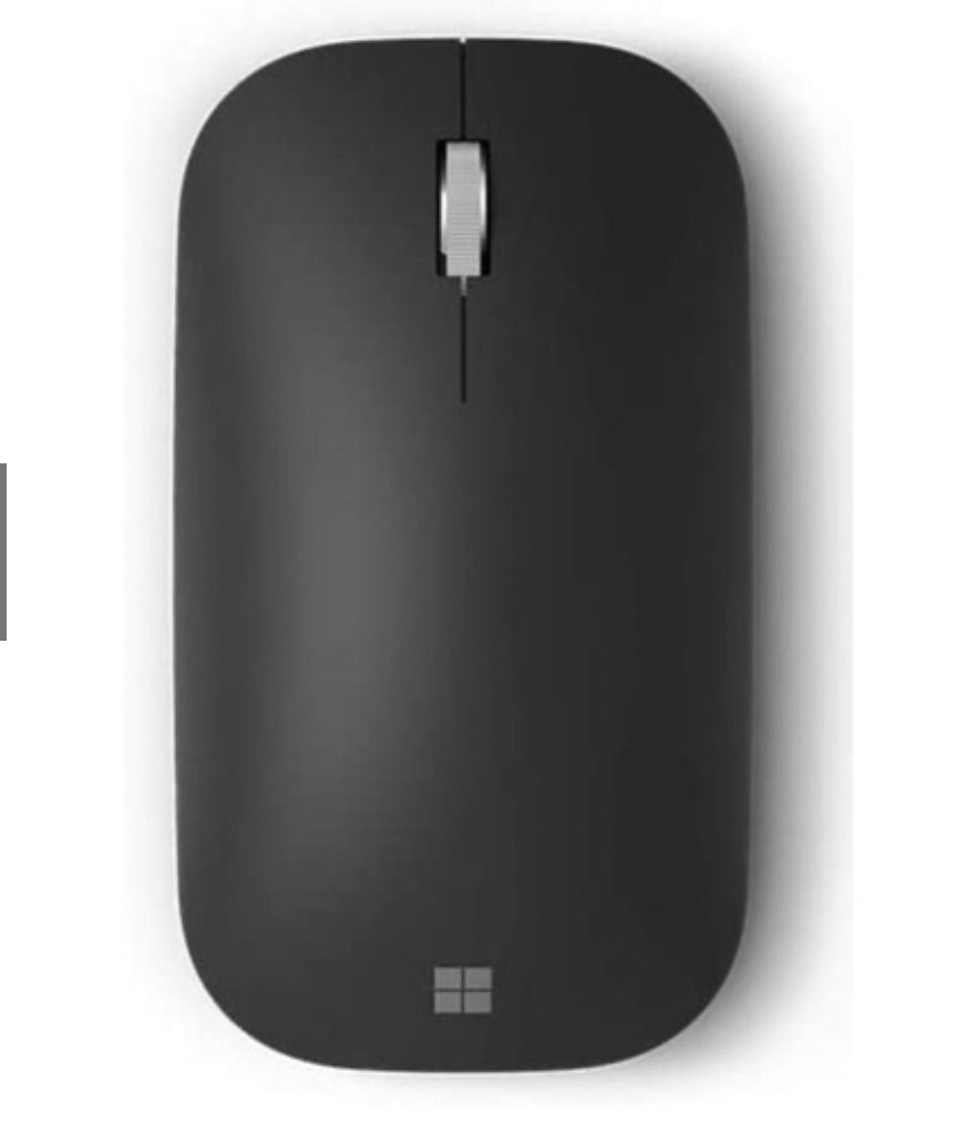 Microsoft Modern Mobile Mouse, Black (Item Code 405) (Category: Mouse & Mousepads) located in Marikina City. Submitted by skowshop (Listing ID 1221576304, Image 1). Description: About this item: Lightweight and portable — with a redesigned wheel optimized for great scrolling, sculpted ergonomic design, and dongle-free Bluetooth connectivity — new Microsoft Modern Mobile Mouse works on virtually any surface1 thanks to BlueTrack technology. Feature