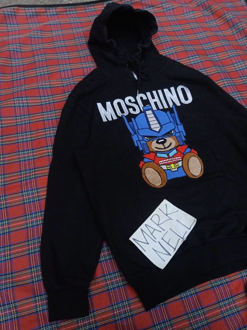 Moschino on sale transformers hoodie