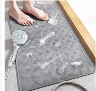 Non-slip Bath Mat Waterproof Rug Bathroom Carpet Anti Slip Suction Feet  Massage Cushion Pad Toilet Splicing Floor Shower Mat